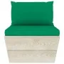 4-seater garden pallet sofa with fir wood cushions by vidaXL, Garden sets - Ref: Foro24-3063449, Price: 316,81 €, Discount: %