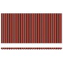 Toldo Retráctil Naranja y Marrón 600 x 350 cm tela