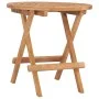 Folding garden dining set 3 pieces teak wood cushions by vidaXL, Garden sets - Ref: Foro24-3063186, Price: 167,65 €, Discount: %