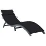 Lounger with solid gray acacia wood cushion by vidaXL, Loungers - Ref: Foro24-3064051, Price: 150,58 €, Discount: %