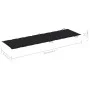 Lounger with solid gray acacia wood cushion by vidaXL, Loungers - Ref: Foro24-3064051, Price: 150,58 €, Discount: %