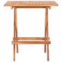 Bistro-Set 3-teilig aus massivem Teakholz und cremeweißen Kissen von vidaXL, Gartensets - Ref: Foro24-3063242, Preis: 190,89 ...