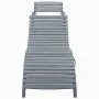 Lounger with solid gray acacia wood cushion by vidaXL, Loungers - Ref: Foro24-3064049, Price: 141,68 €, Discount: %