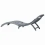Lounger with solid gray acacia wood cushion by vidaXL, Loungers - Ref: Foro24-3064049, Price: 141,68 €, Discount: %