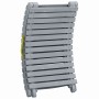 Lounger with solid gray acacia wood cushion by vidaXL, Loungers - Ref: Foro24-3064049, Price: 145,71 €, Discount: %