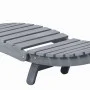 Lounger with solid gray acacia wood cushion by vidaXL, Loungers - Ref: Foro24-3064049, Price: 141,68 €, Discount: %