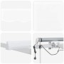 Toldo Retráctil Blanco 600 x 350 cm Tela y Metal