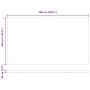 Toldo Manual Blanco 600 x 350 cm tela