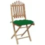 Klappbare Gartenstühle mit Kissen 2 Einheiten Bambus von vidaXL, Gartenstühle - Ref: Foro24-3064007, Preis: 122,92 €, Rabatt: %