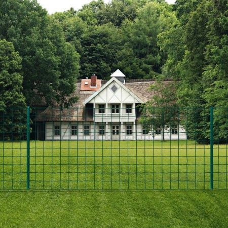Eurogrüner Stahlzaun 20x0,8 m von vidaXL, Zaunpaneele - Ref: Foro24-142814, Preis: 91,86 €, Rabatt: %