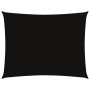 Toldo de vela rectangular tela Oxford negro 3,5x5 m