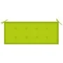 Folding garden bench with bamboo cushion 118 cm by vidaXL, garden benches - Ref: Foro24-3063860, Price: 87,62 €, Discount: %