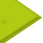 Folding garden bench with bamboo cushion 118 cm by vidaXL, garden benches - Ref: Foro24-3063860, Price: 91,50 €, Discount: %