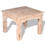 Mesa de centro de madera de acacia 60x60x45 cm