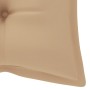 Folding garden bench with bamboo cushion 118 cm by vidaXL, garden benches - Ref: Foro24-3063867, Price: 94,33 €, Discount: %