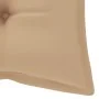 Folding garden bench with bamboo cushion 118 cm by vidaXL, garden benches - Ref: Foro24-3063867, Price: 89,62 €, Discount: %