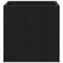 Conjunto de muebles de recibidor 5 pcs Roble negro y Plata