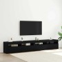 Gabinetes para TV 2 pcs Roble negro 240 x 35 x 40 cm