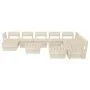 Garden pallet furniture 11 pcs impregnated fir wood by vidaXL, Garden sets - Ref: Foro24-3063733, Price: 521,35 €, Discount: %