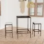 3-piece garden bar set and brown synthetic rattan cushions by vidaXL, Garden sets - Ref: Foro24-3064816, Price: 148,60 €, Dis...