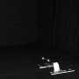 Muebles de TV 2 pcs con luces LED de roble negro y madera