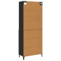 Vitrina Roble negro 69.5 x 32.5 x 180 cm Madera contrachapada