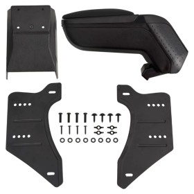 Reposabrazos universal para coche ABS negro 13x33x(33-53) cm