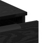Escritorio Roble negro 133 x 50 x 75 cm Madera contrachapada