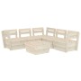 Pallet furniture for garden, 6 pieces made of impregnated fir wood. by vidaXL, Garden sets - Ref: Foro24-3063720, Price: 373,...