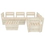 Pallet furniture for garden, 6 pieces made of impregnated fir wood. by vidaXL, Garden sets - Ref: Foro24-3063720, Price: 373,...