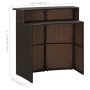 Dreiteiliges Gartenmöbel-Set für die Bar in Braun. von vidaXL, Gartensets - Ref: Foro24-3064885, Preis: 322,56 €, Rabatt: %