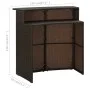 Set de muebles de bar para jardín 3 piezas marrón de vidaXL, Conjuntos de jardín - Ref: Foro24-3064885, Precio: 316,79 €, Des...