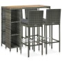 5-piece garden bar set and gray synthetic rattan cushions by vidaXL, Garden sets - Ref: Foro24-3064921, Price: 425,02 €, Disc...