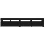 Gabinetes para TV 2 pcs Roble negro 210 x 35 x 40 cm