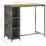5-piece garden bar set and gray synthetic rattan cushions by vidaXL, Garden sets - Ref: Foro24-3064921, Price: 425,02 €, Disc...