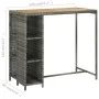 5-piece garden bar set and gray synthetic rattan cushions by vidaXL, Garden sets - Ref: Foro24-3064921, Price: 433,83 €, Disc...