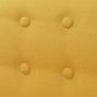 Sillón de tela amarillo