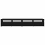 Conjunto de Mueble para TV 3 pcs Roble negro 240 x 35 x 40 cm