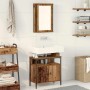Juego de muebles de baño 2 pcs Marrón 60 x 30 x 60 cm