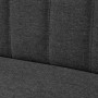 Sofá de tela gris oscuro 117x55,5x77 cm
