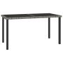 Juego de comedor para jardín 5 piezas ratán sintético gris de vidaXL, Conjuntos de jardín - Ref: Foro24-3065713, Precio: 311,...