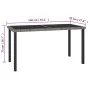 5-Piece Gray Synthetic Rattan Garden Dining Set by vidaXL, Garden sets - Ref: Foro24-3065713, Price: 306,82 €, Discount: %