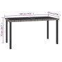 Juego de comedor para jardín 5 piezas ratán sintético gris de vidaXL, Conjuntos de jardín - Ref: Foro24-3065713, Precio: 311,...