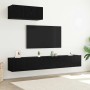 Conjunto de muebles para TV de 3 piezas montado en la pared en