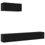 Conjunto de muebles para TV de 3 piezas montado en la pared en