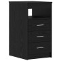 Escritorio Roble negro 140 x 50 x 76 cm Madera contrachapada