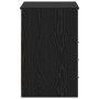 Escritorio Roble negro 140 x 50 x 76 cm Madera contrachapada