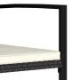 Garten-Essgruppe 7-teilig aus schwarzem synthetischem Rattan von vidaXL, Gartensets - Ref: Foro24-3065709, Preis: 429,48 €, R...