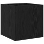 Conjunto de muebles de recibidor con cajón 4 pcs Roble negro