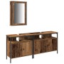 Unidades de Tocador de Baño con puerta Marrón 80 x 30 x 60 cm